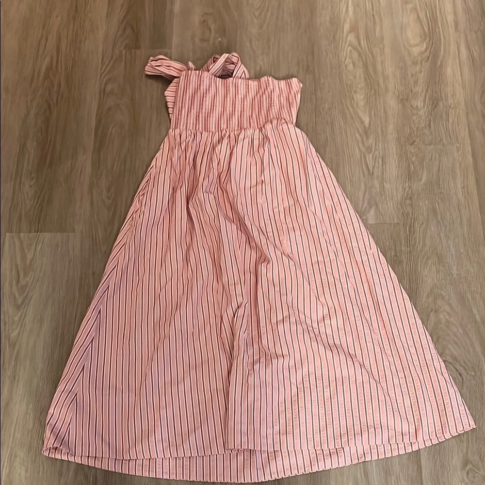 Striped Pink maxi dress